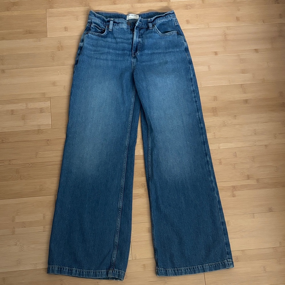 Free People Blue Flare Jeans